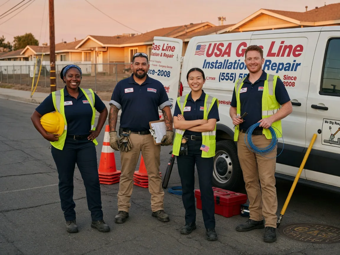 Gas Line Installation company in Williamsville, IL